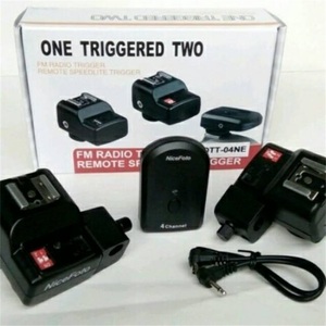 NiceFoto OTT-04NE Disparador de Flash Inalámbrico de <span class=keywords><strong>4</strong></span> Canales - Product Image 2