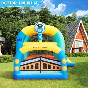 Большой корабль Doctor Dolphin, детское игровое пространство, комбинированный надувной прыгающий домик, надувной замок, прыгающий домик