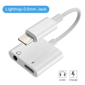 <span class=keywords><strong>Adaptador</strong></span> de audio para teléfono, 2 en 1, 3,5mm, precio de fábrica, venta al por mayor - Product Image 2