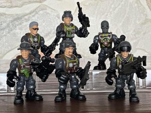ชุดนักรบจั<span class=keywords><strong>ส</strong></span>ติซ วอร์ริเออร์ส ขนาด 3.14 นิ้ว 6 ตัว: หน่วย SWAT, ทหาร, ฟิกเกอร์แอคชั่นพร้อมอาวุธ - ชุดของเล่นทหาร, ของข<span class=keywords><strong>วั</strong></span>ญสุดพิเศษสำหรับเด็ก - Product Image 5