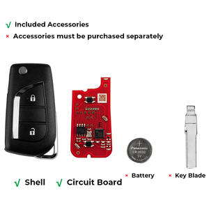Llave Remota Universal Xhorse Serie XK Compatible con Chip 4D 8A 4A, Llave de <span class=keywords><strong>Coche</strong></span> Programable Xhorse - Product Image 3