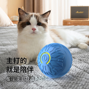 Jouet électronique pour animaux de compagnie, balle rebondissante, balle pour chien, divertissement pour petits chiens, renifleur automatique, auto-entretenant - Product Image 2