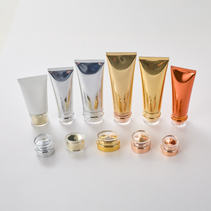 Cosmetic Aluminum <b>Plastic</b> <b>Tubes</b> with Screw Cap Oval Design for Cream Gel Packaging - Product Image 2