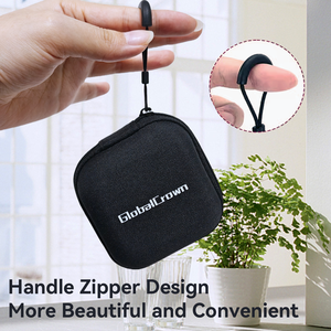 GlobalCrown Petit sac de transport électronique EVA Étui de protection rigide à fermeture éclair pour écouteurs <span class=keywords><strong>KZ</strong></span> Câble de chargement et accessoires - Product Image 5