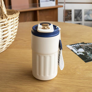 316 Smart Temperature Display Unisex Office <b>Thermal</b> Mug High-End Portable Coffee Cup Cute Double-Layer Insulated <b>Water</b> <b>Bottle</b> - Product Image 3