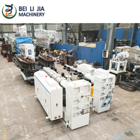 Extrudeuse à double vis conique contrepoussée pour PVC, machine d'extrusion de tuyaux, rapport L/D 34:1, marque Beilijia