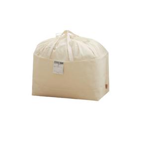 Sac de rangement en toile de coton Tiby Up, fourre-tout à cordon de grande capacité pour chambre à coucher, organisateur de vêtements, forme rectangulaire - Product Image 5