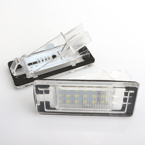 Para Dacia Duster 2010 LED luz de matrícula impermeable alto brillo 12V Actualización de coche lámpara de matrícula de repuesto - Product Image 1