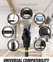 CAT6 Cable Ethernet LAN UTP CAT 6 RJ45 Parche de red Cable de Internet para módem Router Gaming PC