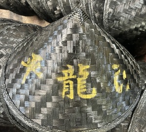 Chapeau conique en bambou tissé à la main avec des <span class=keywords><strong>mots</strong></span> personnalisés - Product Image 4