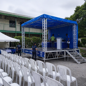 Sistema de Estructura de Truss Circular para Escenarios de Conciertos al Aire Libre, Truss de Aluminio para Eventos, Fábrica de Truss - Product Image 1