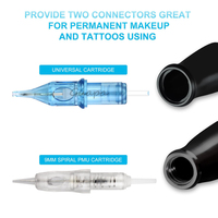 Le plus récent 2 en 1 sans fil maquillage Permanent Machine à tatouer numérique Microshading stylo batterie de secours Ombre sourcils Machine