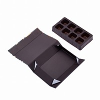 Boîtes d'emballage rigides écologiques pour chocolat avec fermeture magnétique, en carton et impression offset