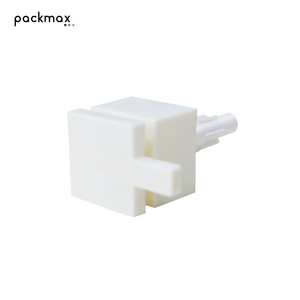 Square head, built-in threaded switch, 24-tooth PP plastic lotion <b>pump</b> head for conditioner, <b>shampoo</b> & shower gel - Product Image 3