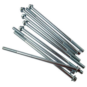 Genuine M8*195 Thick Galvanized Rust-Proof Long <b>Bolt</b> Set <b>Flange</b> <b>Bolts</b> for Gasoline & Diesel Generators Parts & Accessories - Product Image 5