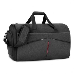 Échantillon gratuit : Housse de vêtement pliable en polyester, personnalisable, avec housse de voyage convertible pour grande robe de mariée - Product Image 3