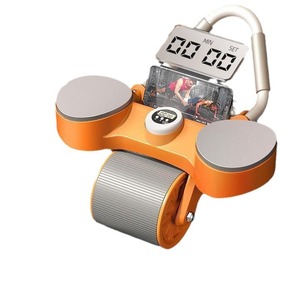 Ab <b>Wheel</b> With Elbow Support Smart Counting 2Kg <b>Plastic</b> Unisex For Home Office Outdoor Workout Abs Training - Product Image 1