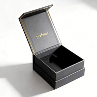 Boîte en papier d'emballage avec couvercle magnétique pour flacon de parfum ou d'huile essentielle, design luxueux, personnalisable avec logo imprimé, vide, pour cosmétiques, 30, 50, 100 ml