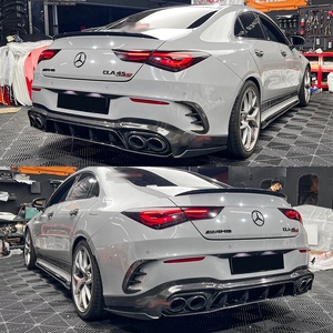 ชุดคาร์บอนไฟเบอร์สำหรับกันชนหลัง DGRCCS CLA45 W118 C118 AMG ปี 2019-2024 พร้อมสกรูยึดแบบขัดเงาและระบบสุญญากาศ - Product Image 6