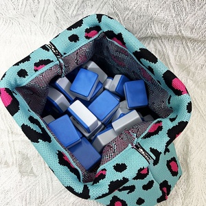 Bolsa <span class=keywords><strong>de</strong></span> Maquillaje al por Mayor OEM, Bolsas Suaves para Fichas <span class=keywords><strong>de</strong></span> Mahjong, Fácil <span class=keywords><strong>de</strong></span> Transportar, Bolsa <span class=keywords><strong>de</strong></span> Almacenamiento para Mahjong, Bolsa <span class=keywords><strong>de</strong></span> Mano Cosmética con Bloques <span class=keywords><strong>de</strong></span> Color para Juegos - Product Image 2