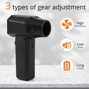 พัดลมเป่าลมไร้สายขนาดเล็ก รุ่น Turbowireless BlowerJet พร้อมฟังก์ชั่นป้องกันฝุ่นและแปรงทำความสะอาดสำหรับหน้าจอ พัดลมอุตสาหกรรมป้องกันฝุ่น - Product Image 2