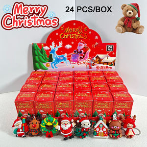 24 Cajas Sorpresa de Navidad con Llaveros de Muñecas Miniatura, Regalos Imprescindibles para Niños y Niñas en la Escuela - Product Image 2