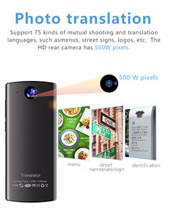 <span class=keywords><strong>Traductor</strong></span> de audio de idioma T17 138 Dispositivo de traducción en línea WIFI de doble banda <span class=keywords><strong>Foto</strong></span> 17 <span class=keywords><strong>Traductor</strong></span> de voz de bolsillo inteligente sin conexión - Product Image 3