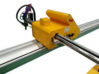 Découpeur de plasma CNC portable Plasma \ coupe à la flamme de gaz oxy 1525 1530 Machine de découpe plasma CNC à fonctionnement facile