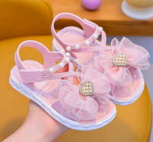 <span class=keywords><strong>Sandales</strong></span> d'été de haute qualité pour bébés filles, couleur unie, semelle souple, pour nouveau-nés et tout-petits, style princesse, <span class=keywords><strong>premiers</strong></span> <span class=keywords><strong>pas</strong></span> - Product Image 2