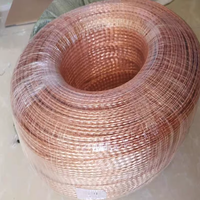Cable de Cobre Desnudo 99.9% Puro, Conductor Redondo Sólido para Puesta a Tierra Eléctrica con Alta Conductividad, Suministro de Fábrica