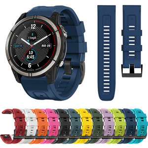 Silicone QuickFit 22mm 26mm Dây đeo cho <span class=keywords><strong>Garmin</strong></span> Tactix 7 Pro AMOLED Delta Bravo Vòng đeo tay cho <span class=keywords><strong>Garmin</strong></span> <span class=keywords><strong>quatix</strong></span> 7 Pro 7x6 5 <span class=keywords><strong>3</strong></span> mềm ban nhạc - Product Image 1