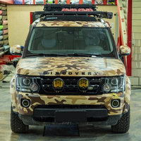 Autocollants de camouflage pour carrosserie de voiture Carkoo, promotion d'impression, design personnalisé, logo/emblème, matériau 120g, couleur dégradée, usage unique