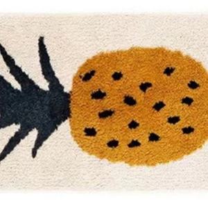 Ins Style épaissi Fruit-Imitation cachemire tapis de sol facile d'entretien chambre salon remplacement tapis plat en gros chevet - Product Image 1