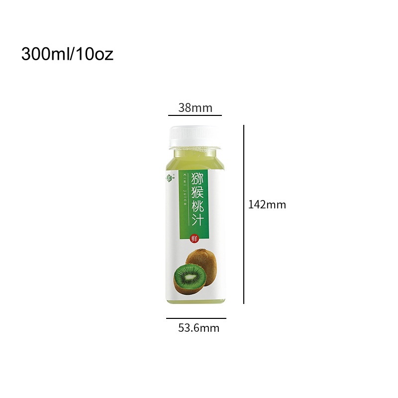 Bouteilles de jus de 300 ml avec bouchons