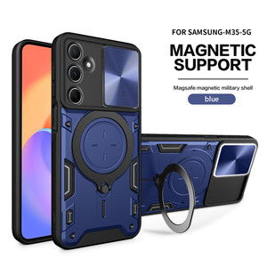 เคสโทรศัพท์ PC TPU แบบแม่เหล็กหน้าต่างบานเลื่อนซีดีสำหรับ Samsung Galaxy M35 5g - Product Image 5