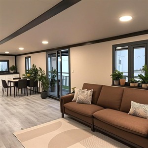 Maisons habitables étanches et ignifuges, conteneurs préfabriqués doubles en kit, villas préfabriquées pour dortoirs étudiants et appartements - Product Image 2