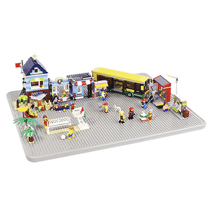 Plaque de base pour blocs de construction pour enfants, compatible avec les briques, avec une grande surface d'empilage pour les activités de construction des tout-petits - Product Image 2