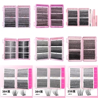 Segment Lash Individual Bond and Seal Eyelash Glue Remover Kit Cluster Logo personnalisé Diy Lashes Private Label Diy Lashes