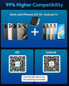 Module d'interface sans fil CarPlay OEM CP027-11 avec maintien des commandes au volant pour <span class=keywords><strong>Audi</strong></span> A4 A5 A6 Q5 Q7 <span class=keywords><strong>MMI</strong></span> - Product Image 5