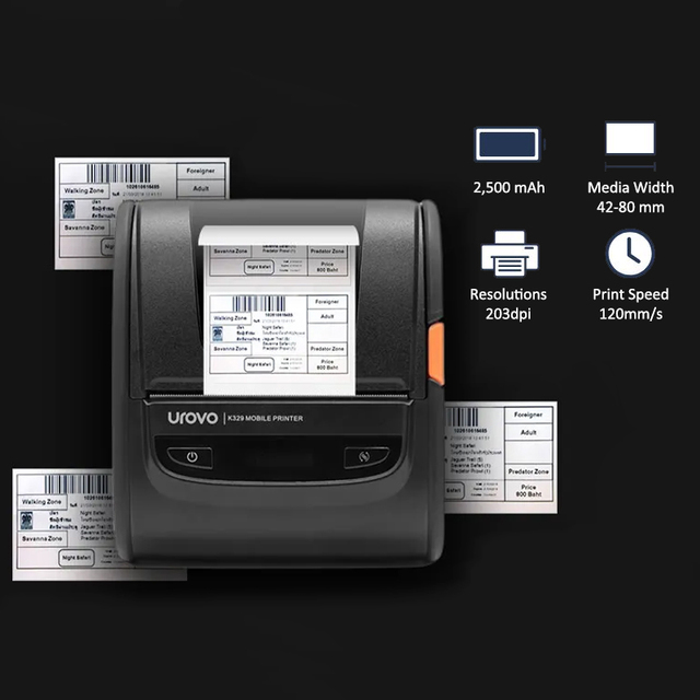 Impresora Portatil Termica Mini Impresora Termica Portatil Small Wireless Thermal Receipt Label Printer