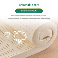 Colchón de Látex Natural Genuino Importado de Tailandia para Uso Doméstico, Colchón de Látex Puro para Muebles, Cama King Size para Niños