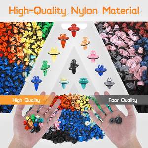 421 adet plastik araba klipler oto plastik raptiye & klip için araba oto itme tutucu oto araba plastik klipler itme perçin - Product Image 4