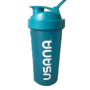 Neue Personalisierte Wasserflaschen Plastik-Mixer Protein-<span class=keywords><strong>Shaker</strong></span> Cocktail-Flasche mit Pillendose Sichtfenster für Werbezwecke - Product Image 1