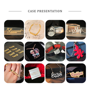 ट्विस्ट सर्किल बड़े घेरा कान की बाली सोना मढ़वाया कस्टम नाम स्टेनलेस स्टील घेरा कान की बाली चंकी व्यक्तिगत पत्र महिलाओं के गहने - Product Image 6