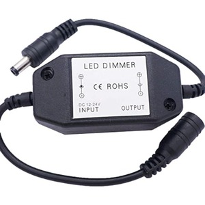 DC12V-24V lampu setrip <span class=keywords><strong>LED</strong></span> saklar redup <span class=keywords><strong>PWM</strong></span>, lampu jalur redup pengontrol dimer Inline untuk lampu tali <span class=keywords><strong>LED</strong></span> lampu Natal - Product Image 4