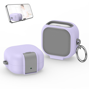 Funda Protectora de Silicona Premium a Prueba de Golpes para Auriculares Samsung <span class=keywords><strong>Galaxy</strong></span> <span class=keywords><strong>Buds</strong></span> 4 <span class=keywords><strong>Pro</strong></span> con Llavero para <span class=keywords><strong>Buds</strong></span> 4 - Product Image 6