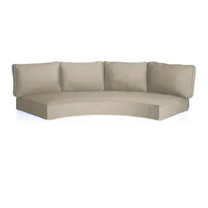 Großhandel 24*24 Terrassen möbel Sofa hohe Rückenlehne wasserdichte Bank Memory Foam Sitze Kissen Paletten abstand