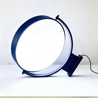 Panneau LED Rond Personnalisé avec Logo, Fabrication Directe Usine, Marque Privée OEM, Fourniture en Gros, MOQ 50 Sets, Boîte Publicitaire Circulaire en Gros