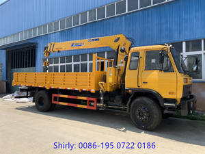 Suministro de fábrica DONGFENG conducción a la derecha 4*2 grúa telescópica montada en camión 8-10 toneladas Camión grúa - Product Image 2