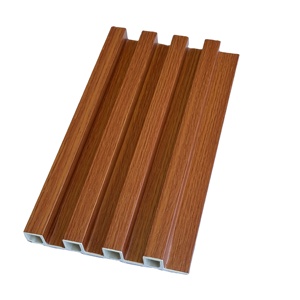 Grain de <span class=keywords><strong>bois</strong></span> de luxe 160 creux petite haute grande plaque murale convexe rainure Grille lumière rouge gril Net WPC fabriqué - Product Image 5